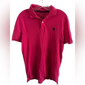 Express pink woman’s short sleeve polo. Size small/petite. Great condition.